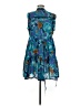Sundance Tropical Blue Cocktail Dress Size M - photo 2