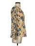 Keren Hart Gold 3/4 Sleeve Blouse Size S - photo 4