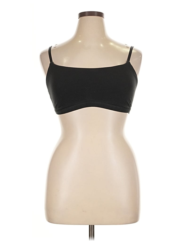 Pre-owned Quince Sports Bra In Black