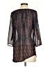Fun2Fun 100% Polyester Black 3/4 Sleeve Blouse Size S - photo 2