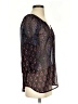 Fun2Fun 100% Polyester Black 3/4 Sleeve Blouse Size S - photo 4