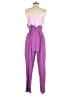 Leith 100% Rayon Color Block Purple Jumpsuit Size M - photo 2