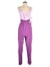 Leith 100% Rayon Color Block Purple Jumpsuit Size M - photo 1