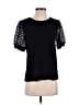 CeCe Black Short Sleeve T-Shirt Size S - photo 1