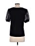 CeCe Black Short Sleeve T-Shirt Size S - photo 2