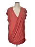 Bordeaux Red Short Sleeve Top Size L - photo 1