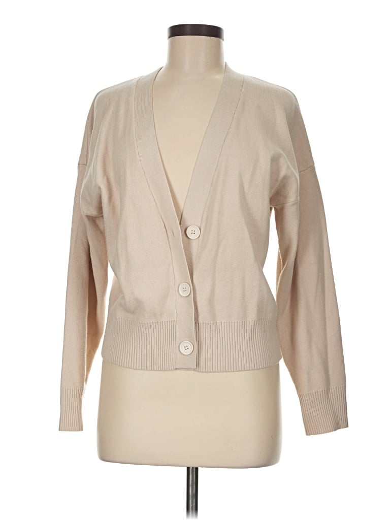 Pre-owned T Tahari Cardigan Sweater In Brown