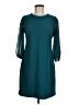DKNY Solid Teal Casual Dress Size 6 - photo 1