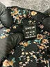 Shein 100% Polyester Floral Black Short Sleeve Blouse Size 4 - photo 7