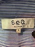 Sea New York Blue Long Sleeve Blouse Size 0 - photo 7
