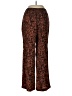 Intriguing Threads Animal Print Brown Casual Pants Size M - photo 2