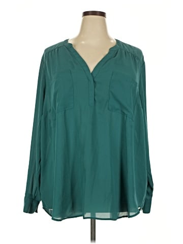 Torrid Long Sleeve Blouse (view 1)