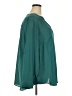 Torrid 100% Polyester Teal Long Sleeve Blouse Size 4X Plus (4) - photo 4