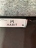Habit 100% Polyester Black 3/4 Sleeve Top Size M - photo 7