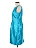 Kasper A.S.L. 100% Polyester Teal Cocktail Dress Size 8 - photo 5