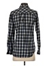 J.Crew 100% Cotton Plaid Green Long Sleeve Button-Down Shirt Size 2 - photo 2