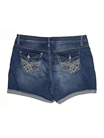 Hydraulic Denim Shorts (view 2)