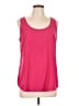 Faded Glory 100% Polyester Pink Tank Top Size L - photo 1