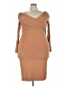 Shein Curve Tan Cocktail Dress Size 3X - photo 1