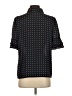 Tommy Hilfiger 100% Polyester Polka Dots Black Short Sleeve Blouse Size S - photo 2