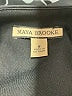 Maya Brooke Graphic Black Cocktail Dress Size 8 - photo 7