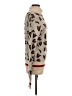 Tularosa Animal Print Tan Pullover Sweater Size S - photo 4