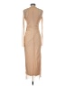 Zara 100% Polyester Tan Cocktail Dress Size S - photo 2