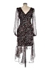 ASTR The Label 100% Polyester Floral Black Cocktail Dress Size M - photo 2