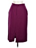 Unbranded Solid Burgundy Formal Skirt Size 6 - photo 2