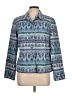 Sigrid Olsen 100% Cotton Blue Blazer Size L - photo 1