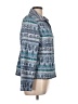 Sigrid Olsen 100% Cotton Blue Blazer Size L - photo 4