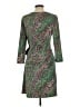 BCBGMAXAZRIA Print Green Casual Dress Size L - photo 2