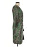 BCBGMAXAZRIA Print Green Casual Dress Size L - photo 4