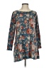 emerald Print Gray Casual Dress Size S - photo 1
