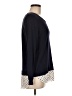 Croft & Barrow Polka Dots Blue Pullover Sweater Size M - photo 4