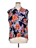 Jones Studio Floral Blue Sleeveless Blouse Size 1X - photo 1