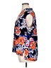 Jones Studio Floral Blue Sleeveless Blouse Size 1X - photo 5