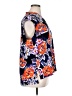 Jones Studio Floral Blue Sleeveless Blouse Size 1X - photo 4
