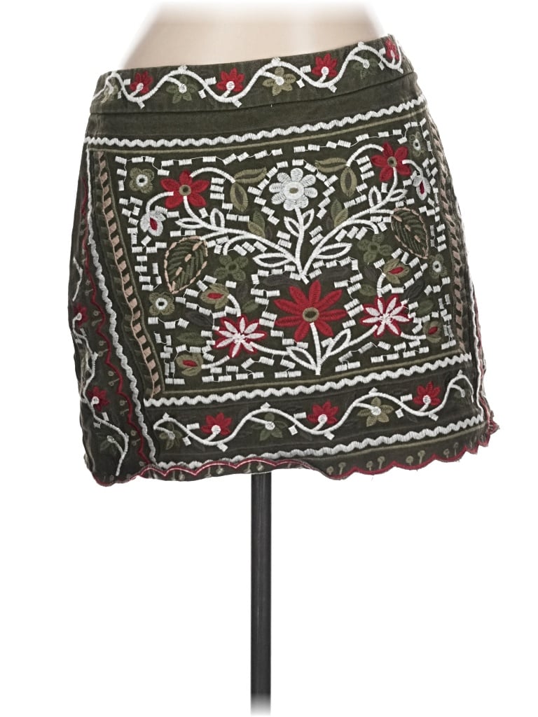 Pre-owned Blue Rain Casual Skirt In Green