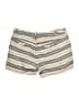 Marshalls 100% Linen Stripes Tan Green Shorts Size 4 - photo 2