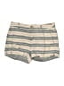 Marshalls 100% Linen Stripes Tan Green Shorts Size 4 - photo 1