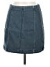 Free People Solid Blue Denim Skirt Size 8 - photo 1