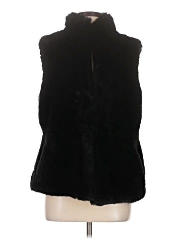 Lands' End Faux Fur Vest (view 1)