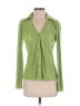 Left Coast by Dolan Green Long Sleeve Blouse Size XS - photo 1