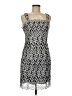 Aspeed Graphic Silver Cocktail Dress Size M - photo 1