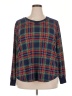 Cuddl Duds Plaid Blue Pullover Sweater Size XXL - photo 1