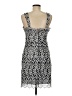 Aspeed Graphic Silver Cocktail Dress Size M - photo 2