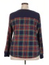 Cuddl Duds Plaid Blue Pullover Sweater Size XXL - photo 2
