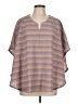 Unbranded Brown Pink Poncho Size M (estimated) - photo 1