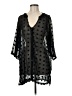 Blooming Jelly 100% Polyester Black 3/4 Sleeve Blouse Size M - photo 1